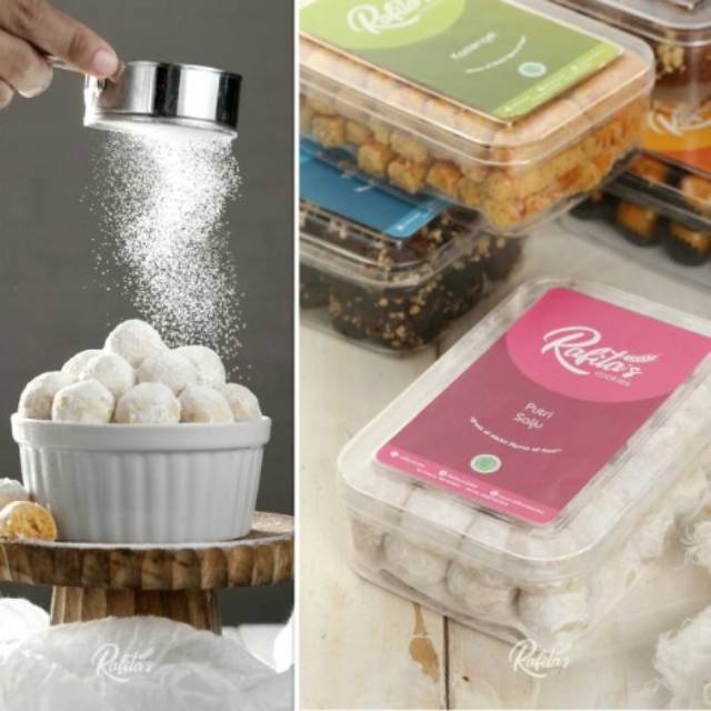 

Kue kering Rapita / Cookies Nastar / Kastangel / Putri Salju / Coklat Mede