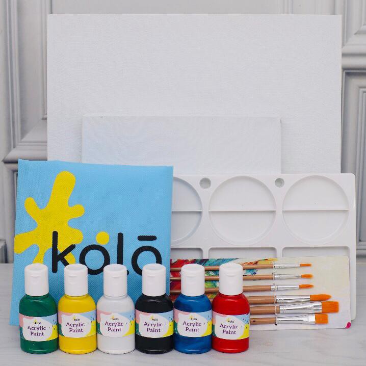 

Acrylic Painting Kit ( Alat Lukis Set ) - 2 Kanvas Kotak dengan 2 ukuran