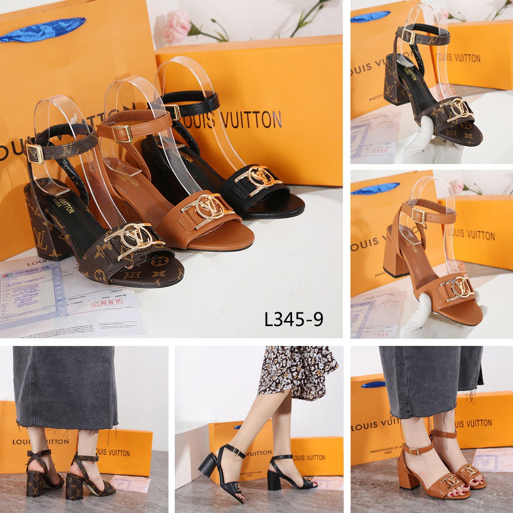 SHOES Lock it Block Heel Sandals L345-9