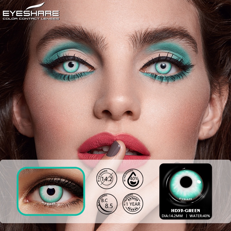 Lensa Kontak Gradien[COD]~SOFTLENS INNOCENT NORMAL &amp; MINUS BY EXOTICON BIG EYES 14.2MM WARNA PERI MUSIM PANAS BLUE BROWN GRAY Softlen Soflen Soflens