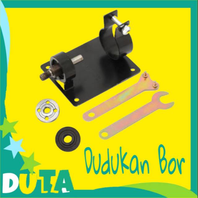 Aksesoris Dudukan Bor Meja Stand Holder Bor Gerinda Circular Saw Portable