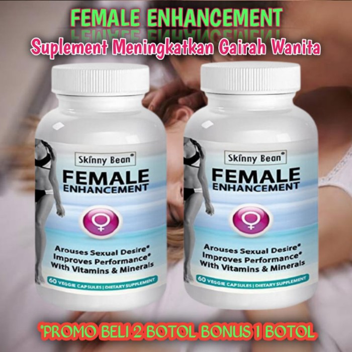 Suplemen Libido Wanita Female Enhancement Skinny Bean