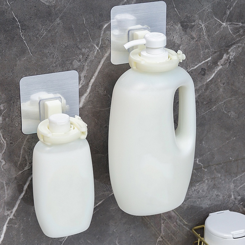 Rak Holder Penyimpanan Botol Sampo Sabun Gel Shower Model Gantung Dinding Untuk Kamar Mandi