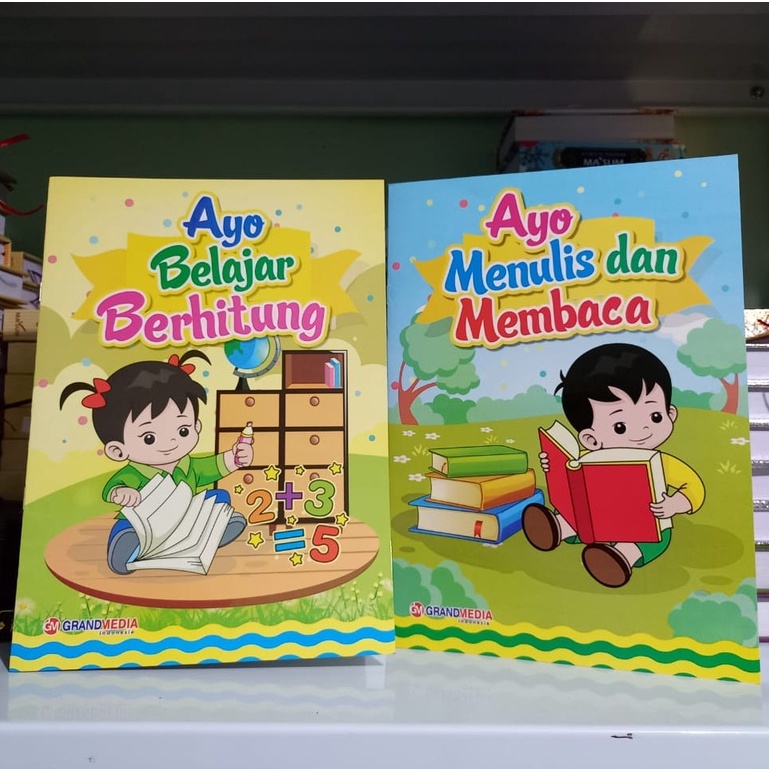 Buku Ayo Belajar Mengenal dan Menulis Huruf Angka serta Latihan Berhitung untuk Anak Pra Sekolah PAUD TK