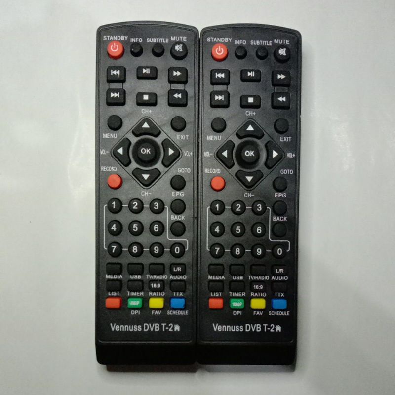 REMOTE RECEIVER DVB T2 VENUS