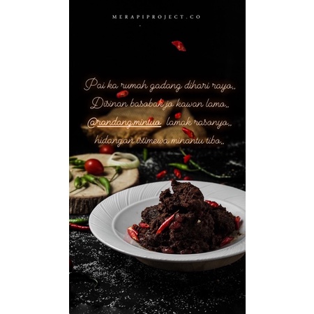 

Rendang Paru dari Randang Mintuo PKU Kemasan 500 gram