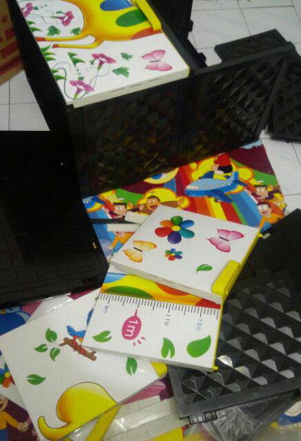 Lemari Plastik Lemari Pakaian Homey Premium Jerpah Susun 4 (jumbo)