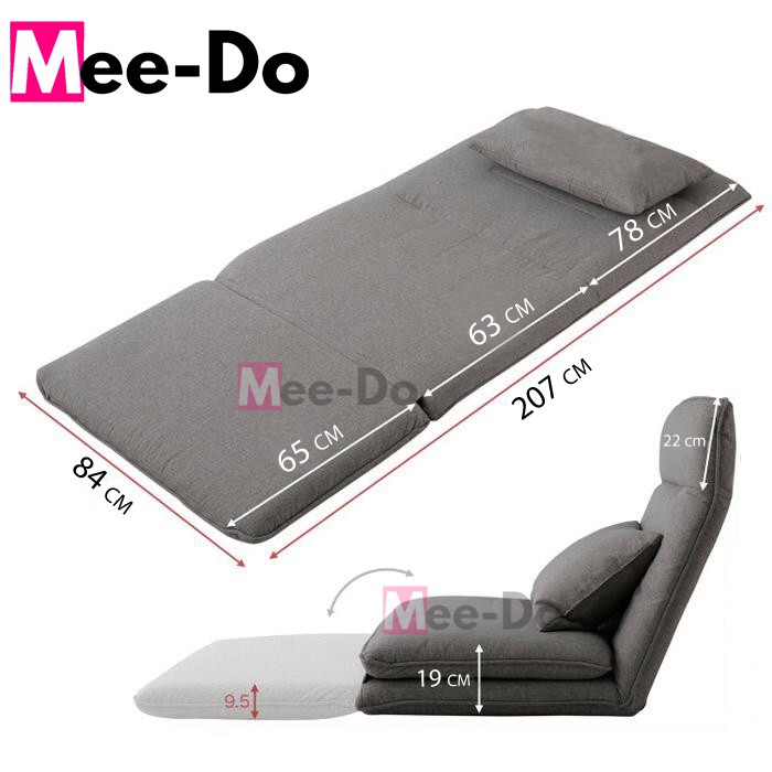 Mee-Do Sofa Bed Lipat / Kursi Lipat Kursi Lesehan Kursi Santai Kursi Lantai Sofa Lipat Sofabed