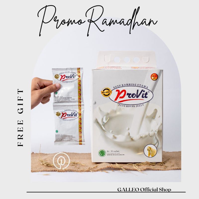 PROVIT SUSU KAMBING ETAWA PREMIUM 1/2 BOX (25 SACHET)