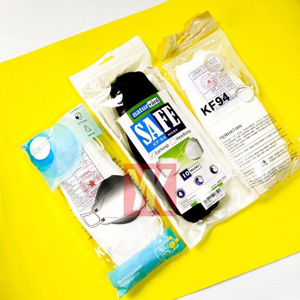 ☑️ YK ☑️ Masker Dewasa KF 94 Face Mask Isi 10pcs