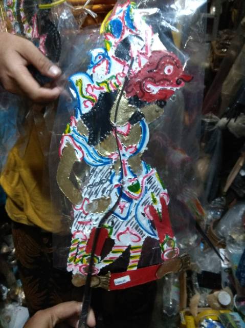 (BISA COD) MINIATUR PAGELARAN TOKOH WAYANG RAMA SHINTA HANOMAN LENGKAP DARI WAYANG KULIT - PAJANGAN