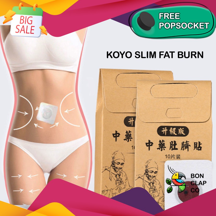 Full Set Slim Patch Koyo Pelangsing 100% Original / Slimmer Body Slim Patch Isi 10 Pcs Ampuh / Koyo 