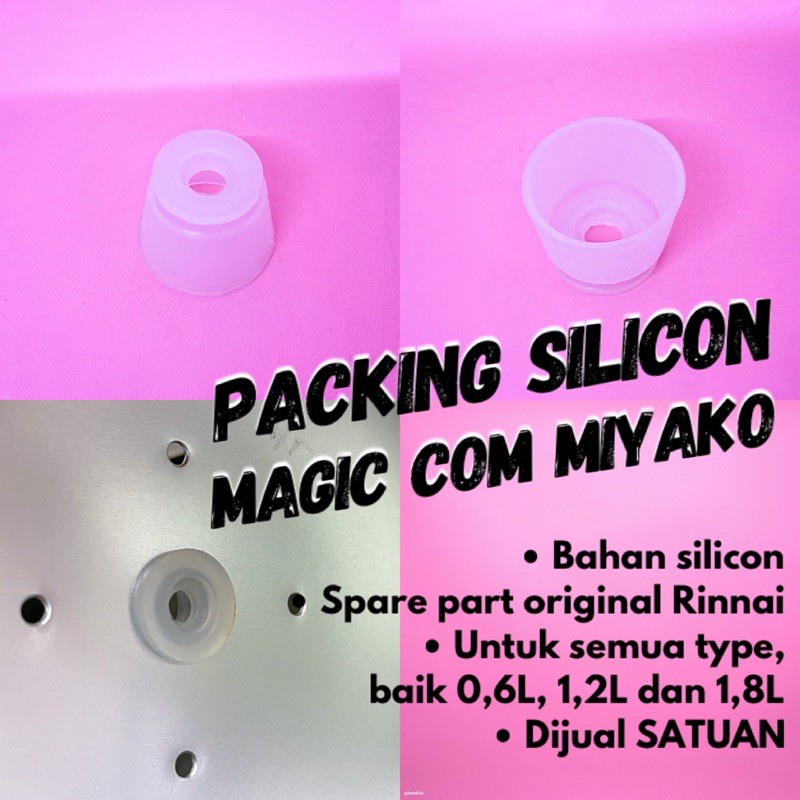 Karet Tutup magic com Miyako packing shaft Original semua tipe miyako