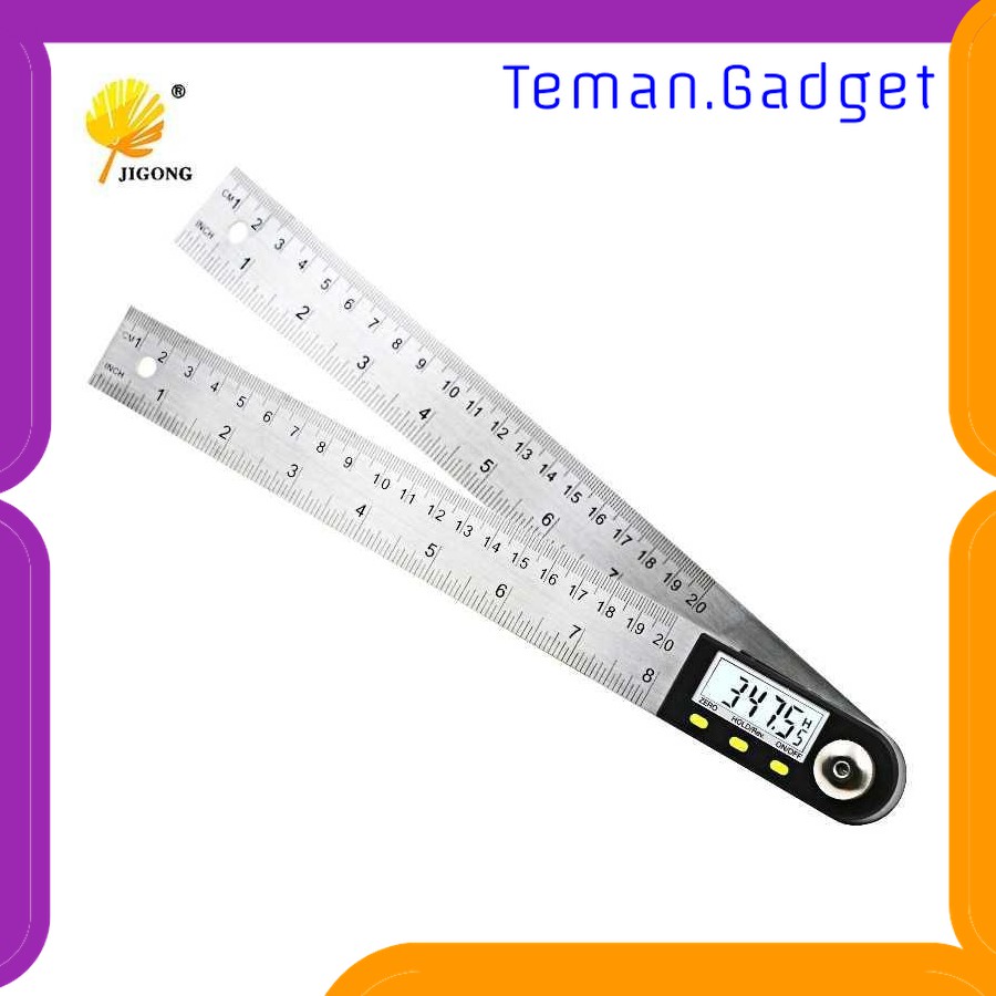 

TG-AT006 JIGONG PENGGARIS DIGITAL INCLINOMETER GONIOMETER ANGLE 200MM - JIG-200