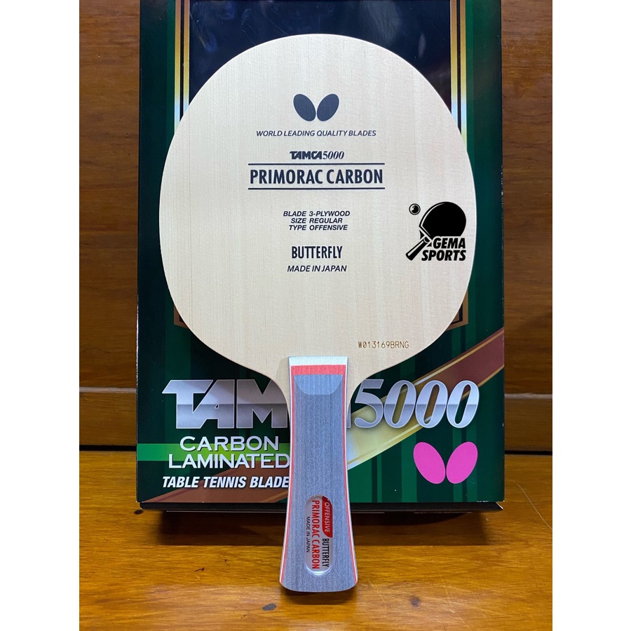 Jual Kayu Bet Tenis Meja Butterfly Primorac Carbon Tamca 5000 FL