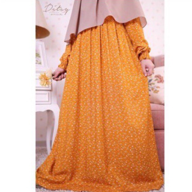 Ditsy Edisi Desember 2020 Ludie Yellow Jumbo