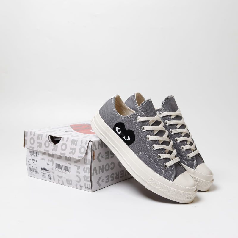 Converse CDG low Steel Grey