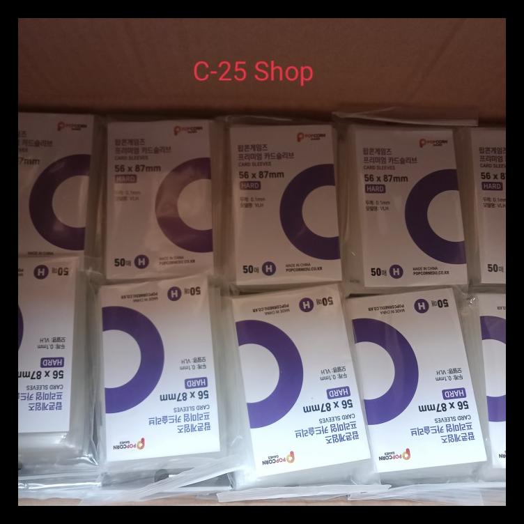 CARD INNER SLEEVE FOR PHOTO CARD KPOP 56X87 MM POPCORN KOREA BARU