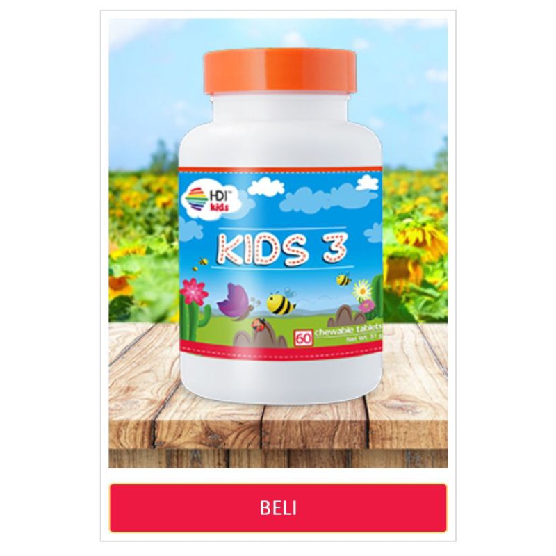 HDI KIDS 3 (60T) - VITAMIN ANAK / PRODUK ORIGINAL 100%