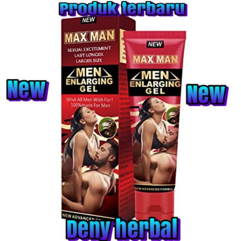 NEW MAXMAN GEL MAXMAN MERAH  ASLI PENAMBAH semangat PRIA