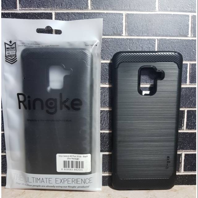 Ringke onyx casing for samsung galaxy A8 plus 2018 black