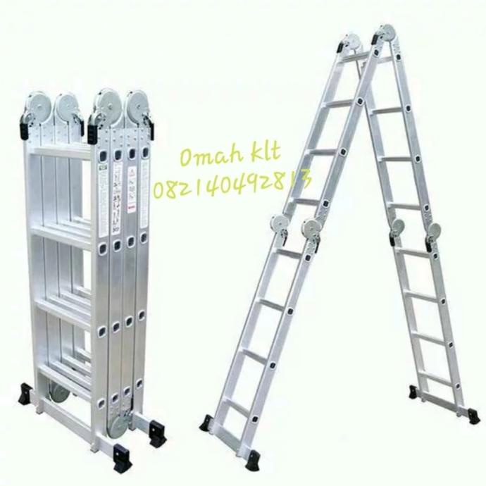 tangga lipat alumunium 4,4m by krisbow