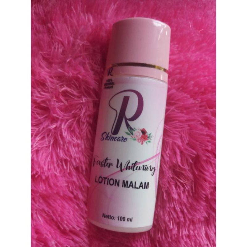 R skincare tutup Pink ( Dosis 1) tutup Putih ( Dosis 2)