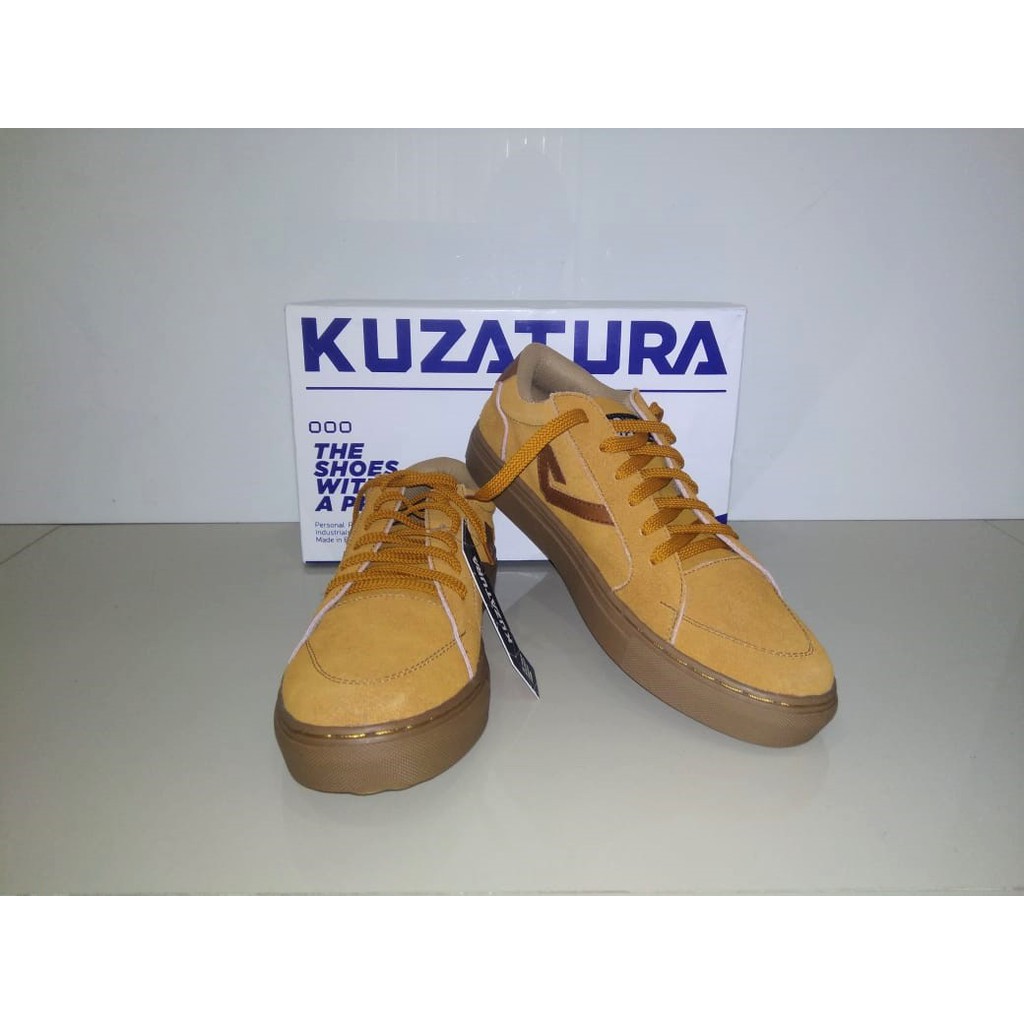 Sepatu Casual Pria Kulit Asli Tali Kuzatura Original Sneakers Skate Board Cowok