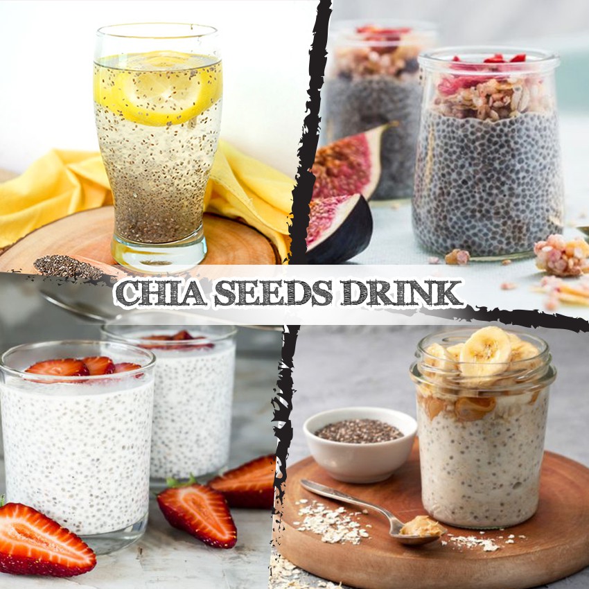 Pure Black Chia Seed Mexico 100% Organic 500gr - Quality The Best Of Chia Seed