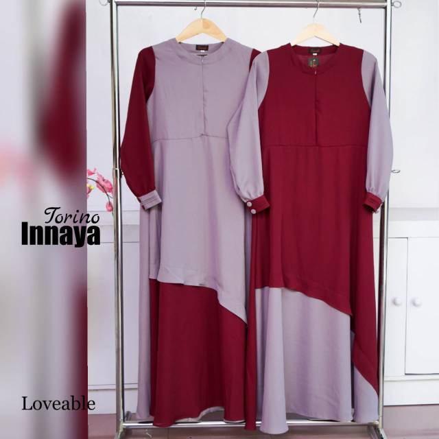 GAMIS SYAR'I / KOMBINASI INNAYA BY LOVEABLE