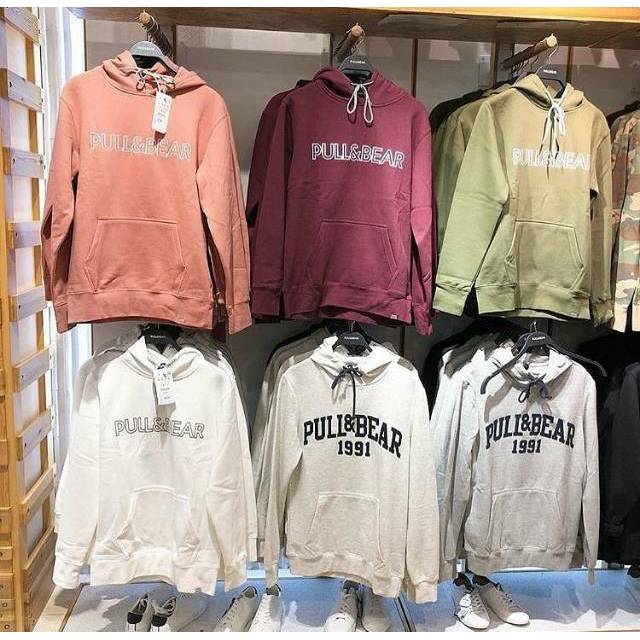 hoodie pull and bear shopee