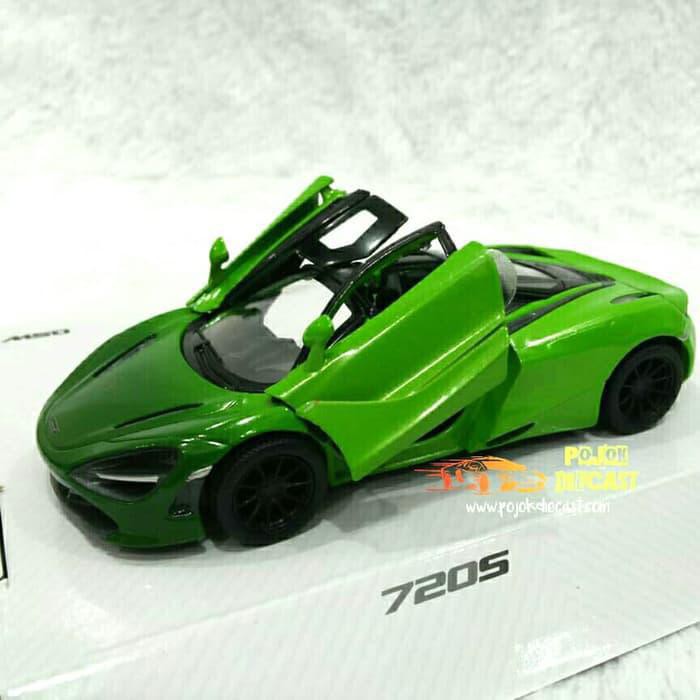 MCLARENT 720S (HIJAU) Diecast Kinsmart Miniatur Mobil Sport