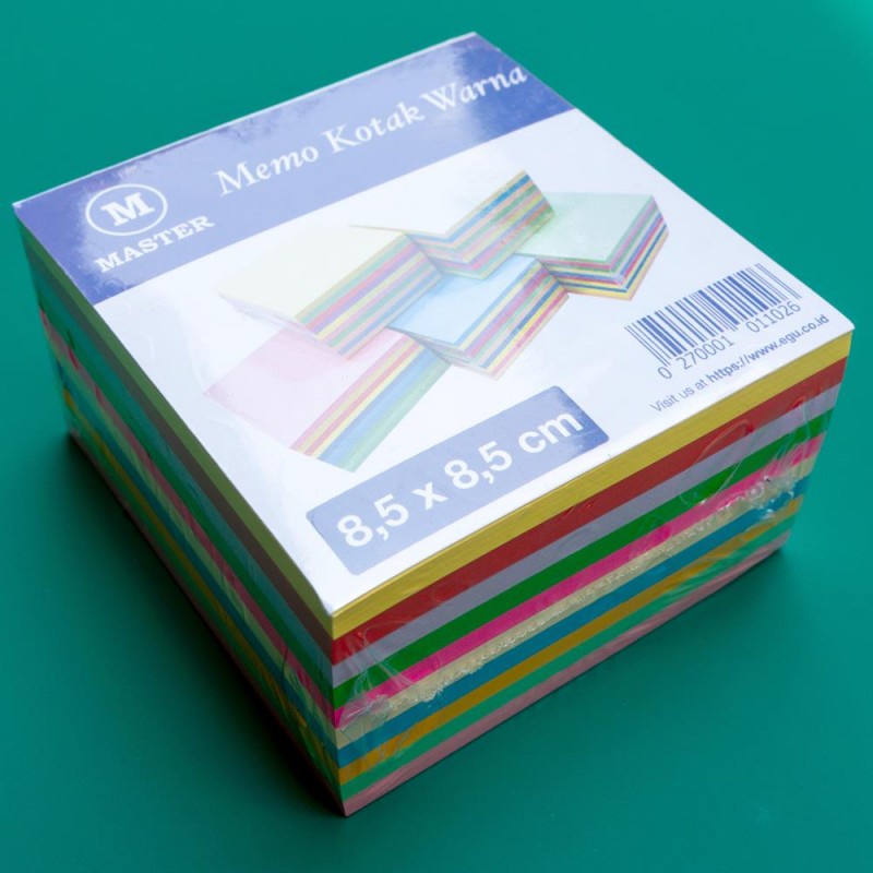 

Sticky Notes / Memo Warna-Warni - Master Model Kotak / Putar MURAH