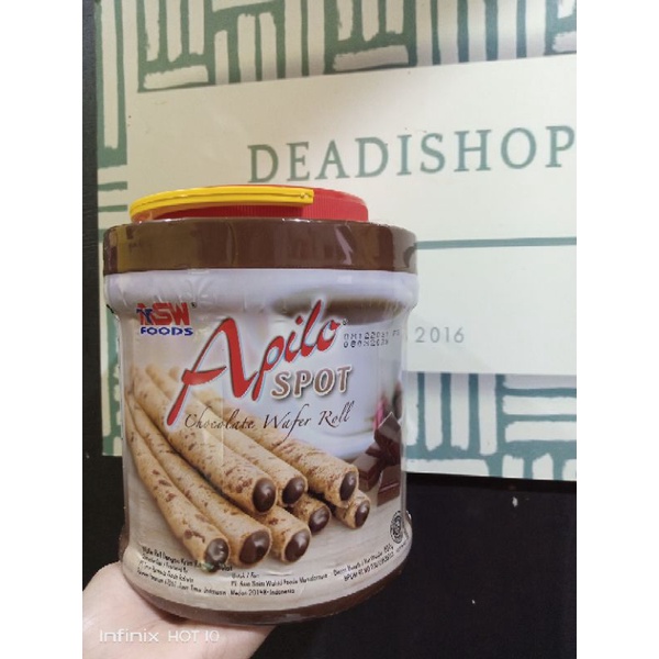 Apilo Spot Chocolate Wafer Roll Astor Apilo Coklat