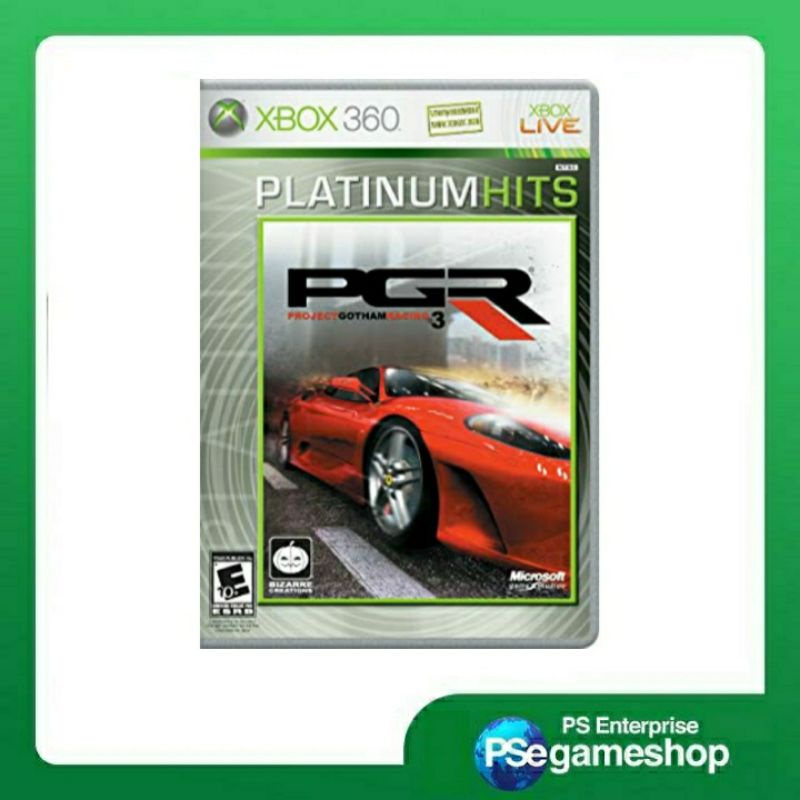 X box 360 Platinum Hits PGR ( Project gotham Racing 3 )