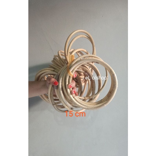 Ring Rotan Gelang Rotan Gelang Lempar Hulahop Holahop Hulahoop Holahoop 15cm