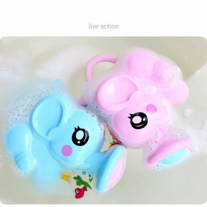 TokoPapin Mainan Gayung Mandi Anak Bayi Gajah Bebek Elephant Duck Toys Lucu Baby Bath Toys lucu