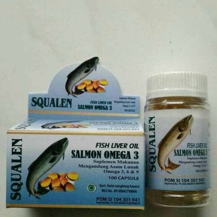 Minyak Squalen Omega 3 ikan salmon omg