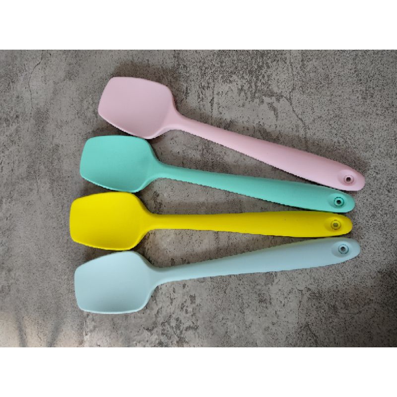 spatula sendok tahan panas warna pastel