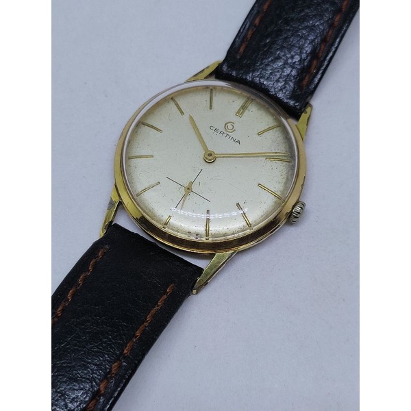 Certina jam tangan antik sub second swiss made ori vintage arloji tua koleksi jam antik