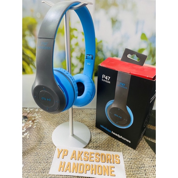 BIG PROMO NEW Headset Bluetooth BANDO P47 5.0+EDR Wireless Headphone Sports HF Handsfree Musik Bass