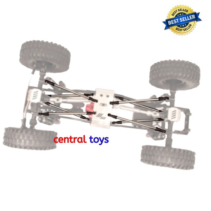 aluminium alloy link rod 8pcs rc crawler axial SCX10 wheelbase 313mm