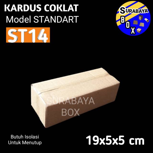 

KOTAK ST-14 KARDUS COKLAT POLOS KARTON BOX DUS PACKING HP AKSESORIS