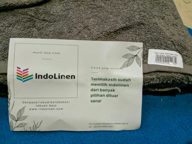 Indolinen Bath Towel - Handuk Mandi Hotel Warna