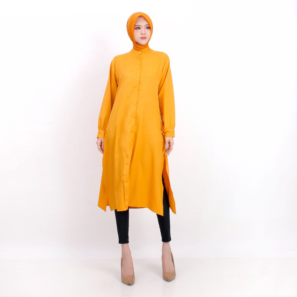 LONG TUNIK WANITA BUSUI KANCING DEPAN 800