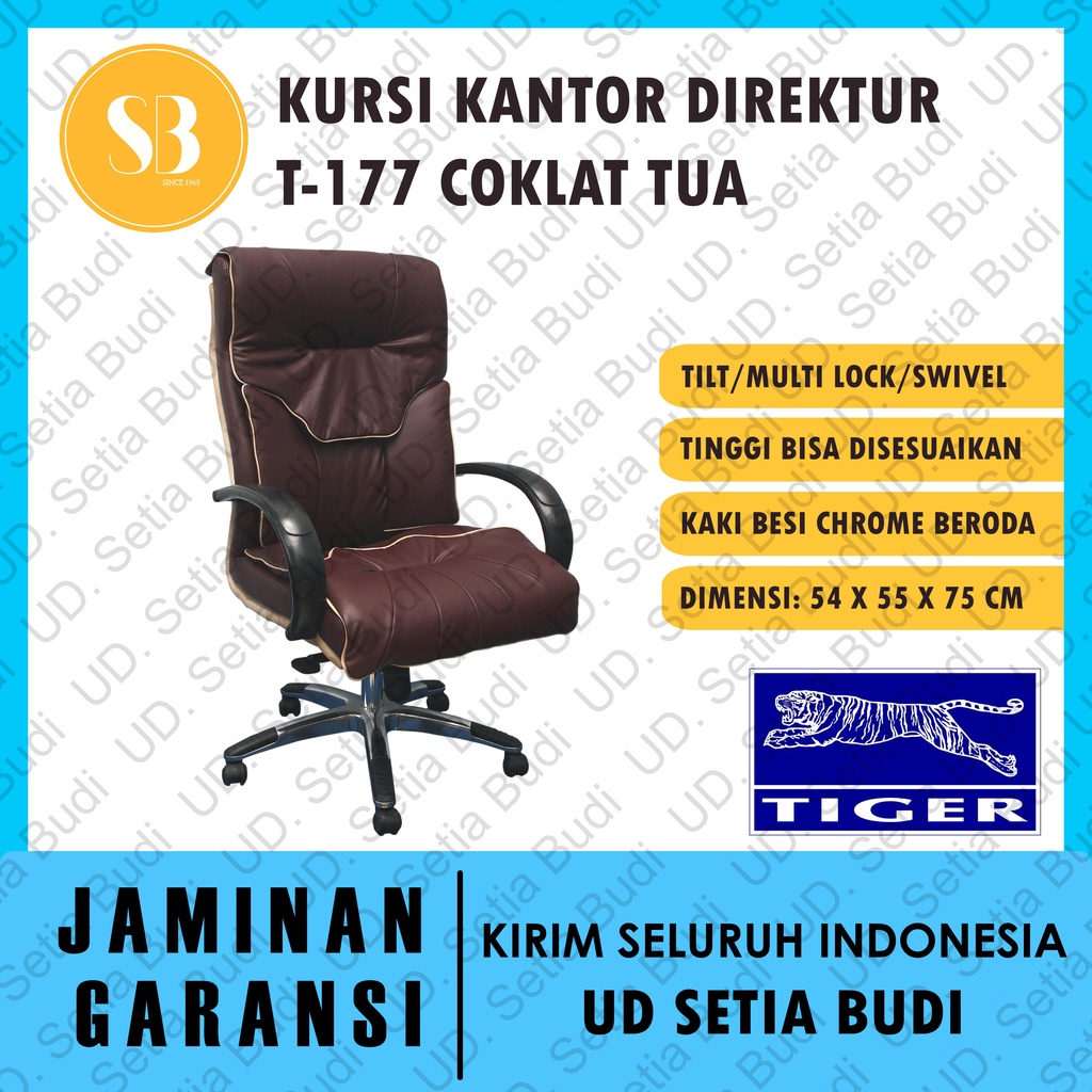 Kursi Kantor Direktur Hidrolis Tiger T-177