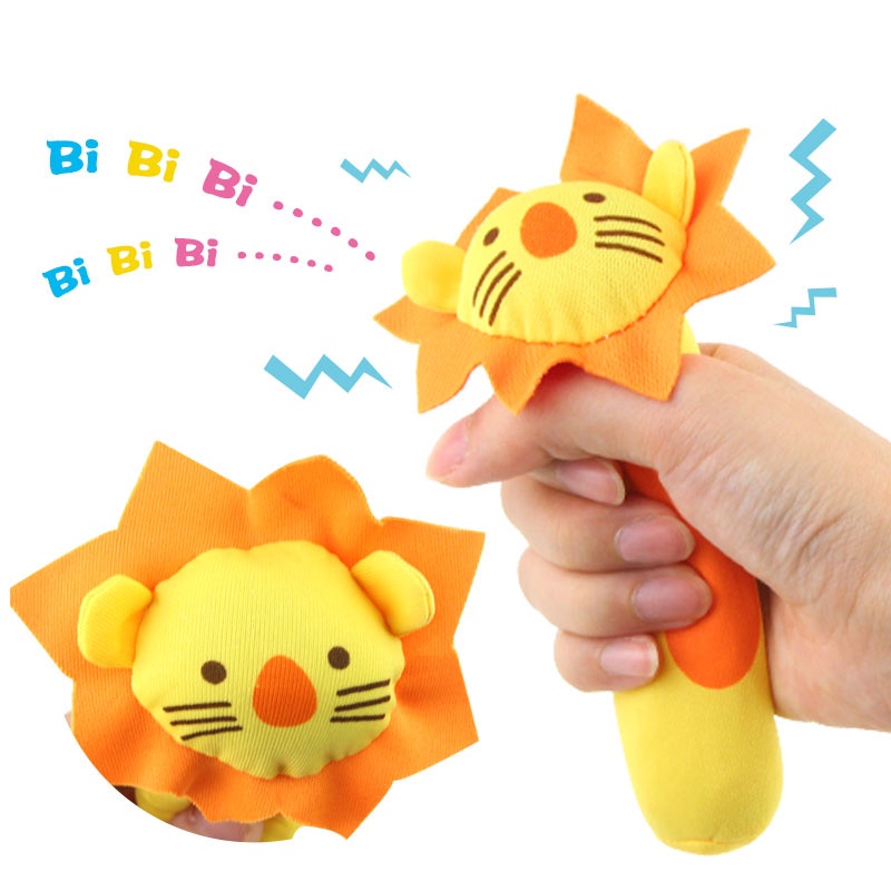 HIPPO LAND Mainan Tangan Bayi Bunyi Baby Hand Rattle Toy Stick 77