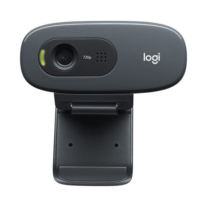 Logitech Mini Webcam HD 720P with Microphone - C270 - Black