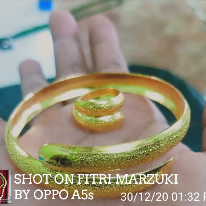 GELANG SEPUHAN EMAS 24 k