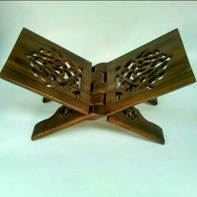 Rekal Alquran PROMO Ramadhan Tempat Meja Baca Kayu Jati Jujur Barokah